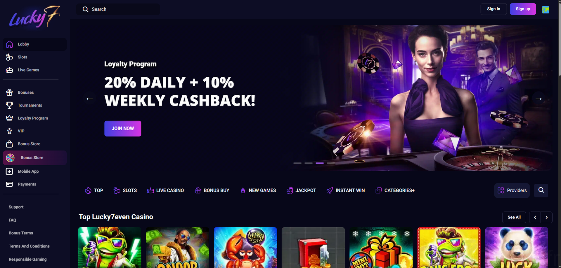 Lucky7even Casino Casino